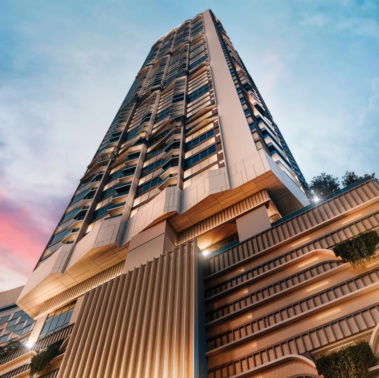 Westin Residences architectural film poster